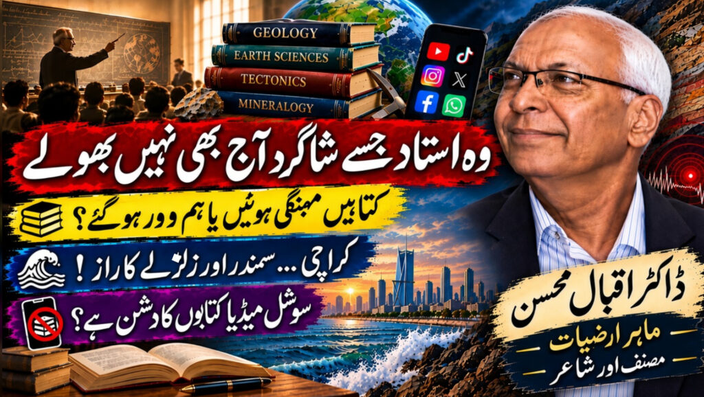ڈاکٹر اقبال محسن: علم، ارضیات اور زندگی کا سفر